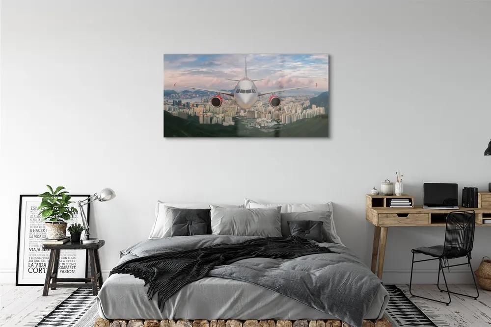 Obraz plexi Mesto horní rovina 125x50 cm