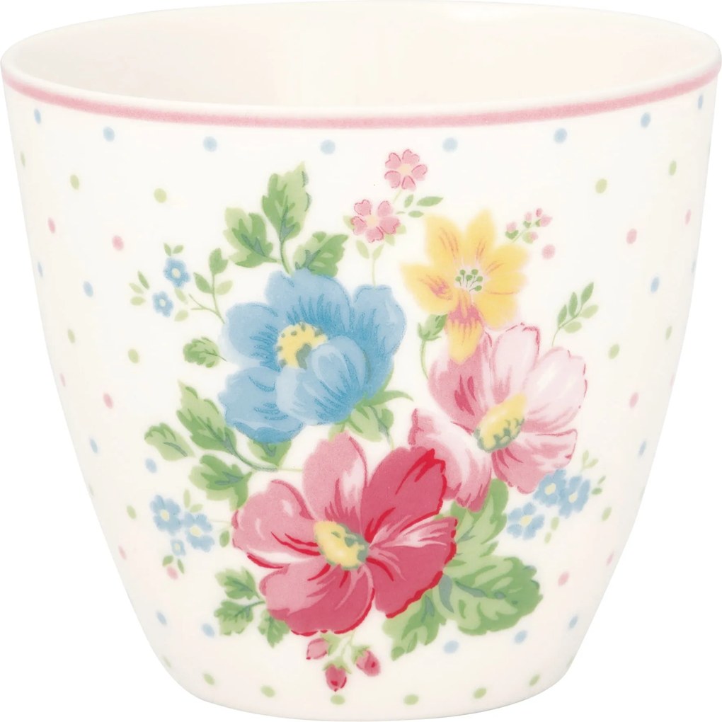 GREEN GATE Latte cup Josefina White 300 ml
