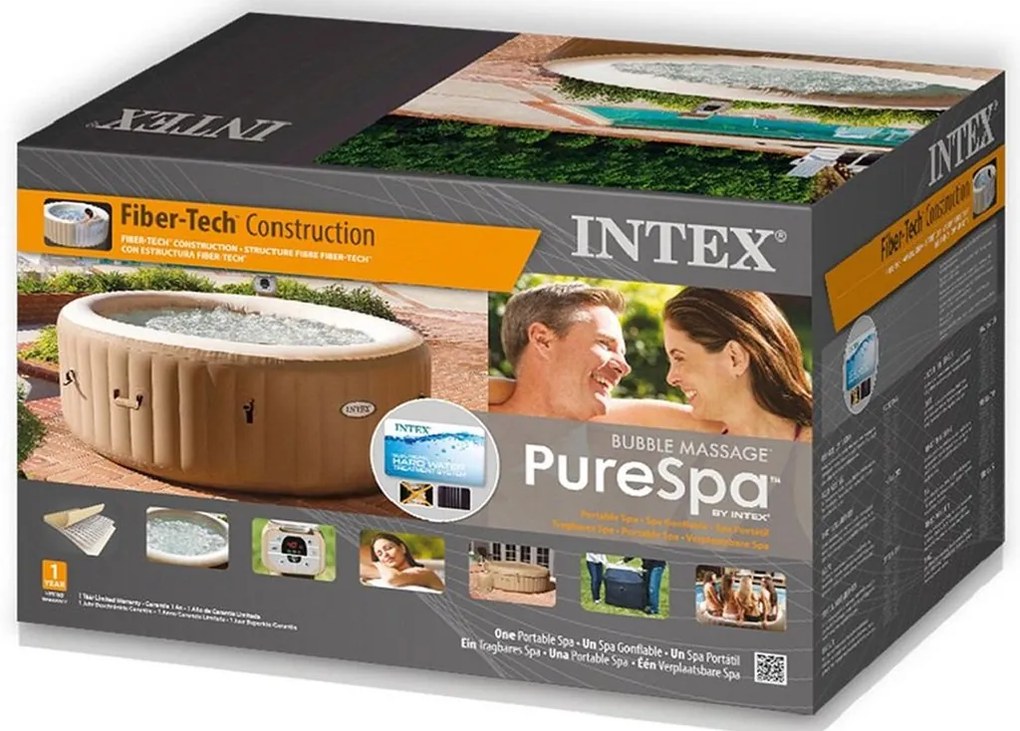 INTEX PureSpa Bubble Massage HWS 1100 Vírivka 216 x 71 cm pre 6 osôb 28428