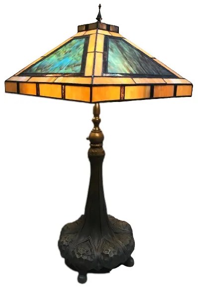 Masívna Tiffany stolná lampa 61*85