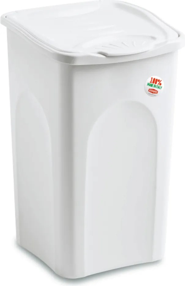 STEFANPLAST Košík na bielizeň Primavera 50 l, biely