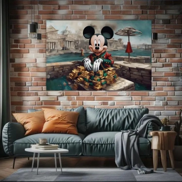 Obraz na plátne - Bohatý Mickey Mouse | different dimensions