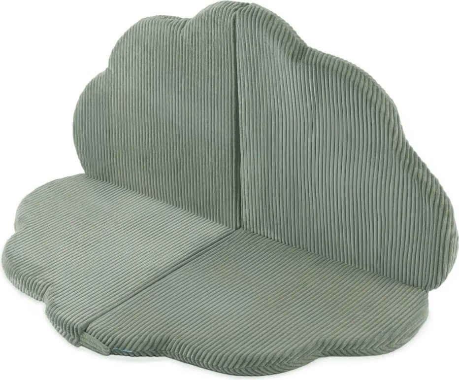 Kvetinová podložka 115x115x5cm, zelená, prémiový menčester