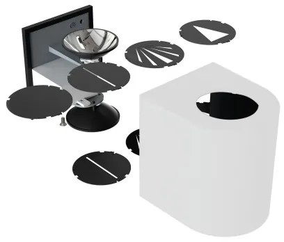 Nordlux - LED vonkajšie nástenné svietidlo CANTO 2xLED/5,5W/230V IP44 sivá