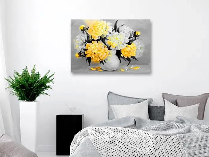 Artgeist Obraz - Fragrant Colours (1 Part) Wide Yellow Veľkosť: 30x20, Verzia: Premium Print