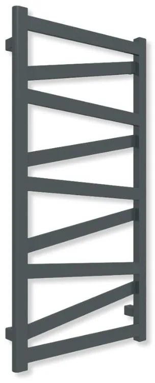 Terma24 Vipera 990x500 kombinovaný radiátor Anodic Black Z8