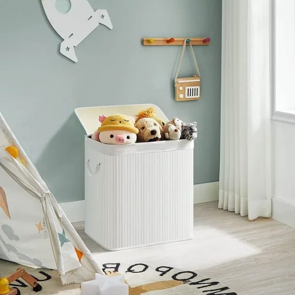 Kôš na bielizeň GUS biely