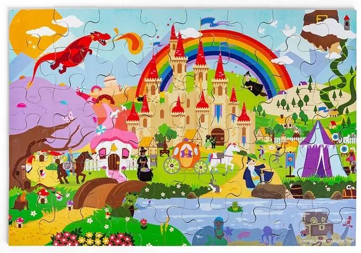 Bigjigs Toys Puzzle Fantasy svet