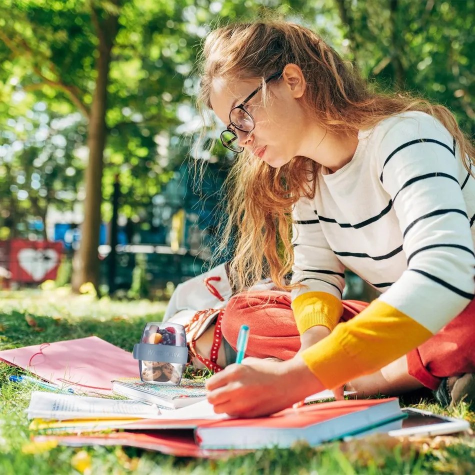Westmark Dvojdielna dóza na desiatu MINI, 400 ml, modrá, S