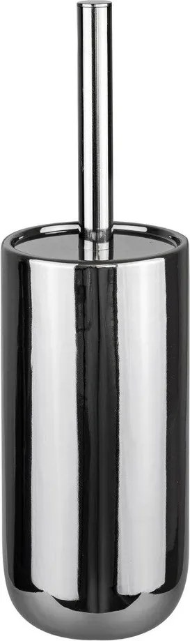 Keramická WC kefa v striebornej farbe Lotus – Mette Ditmer Denmark