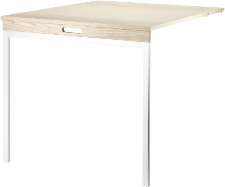 String Výklopný stolík String Folding Table, ash/white
