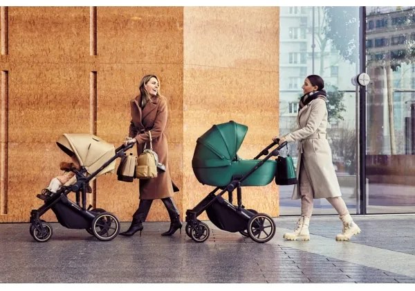 KINDERKRAFT SELECT - Kombinovaný kočík 3v1 PRIME 2 Premium Sandrose beige