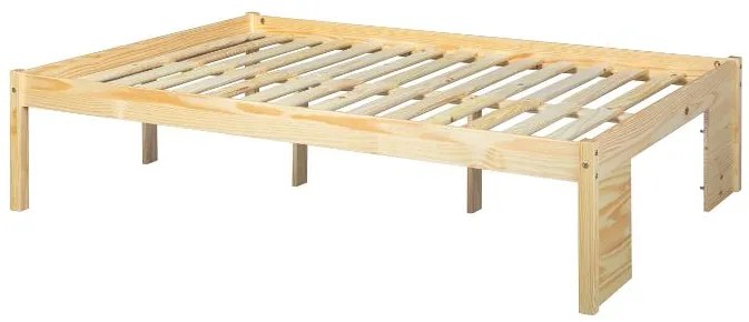 Inter Link Funkčná posteľ s 2 integrovanými nočnými stolíkmi (Claas – prírodná, 140 x 200 cm) (100180021)