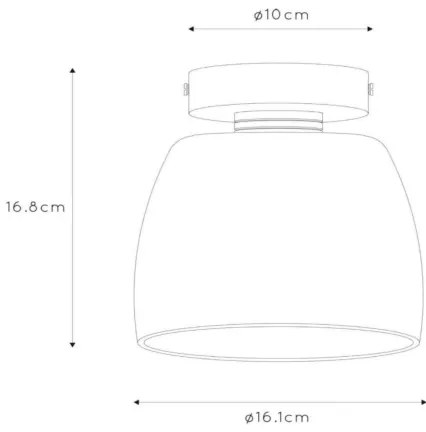 Lucide 30164/01/02 - Kúpeľňové stropné svietidlo TYLER 1xG9/33W/230V IP44 zlatá