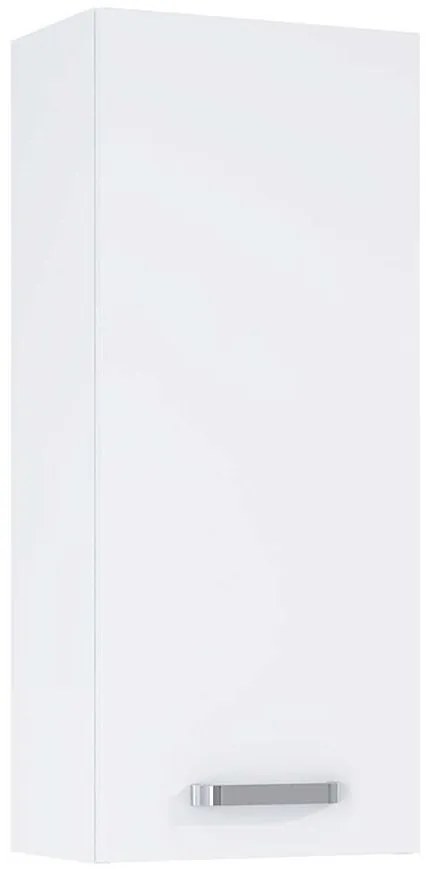 Závesná kúpeľňová skrinka Uno 30 1D white