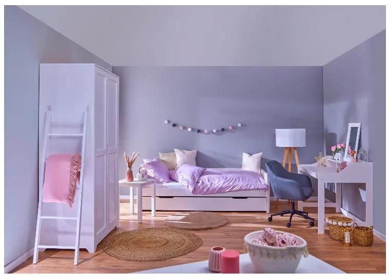 Inter Link Detská výsuvná posteľ Dream the Future, 90 x 200 cm (biela) (100394227)