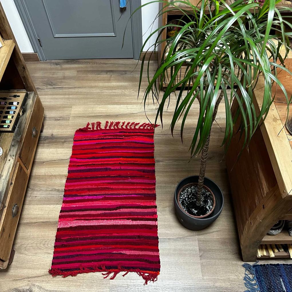Luxusný ručne tkaný koberec - Malý Uhľovo sivý 50x90cm