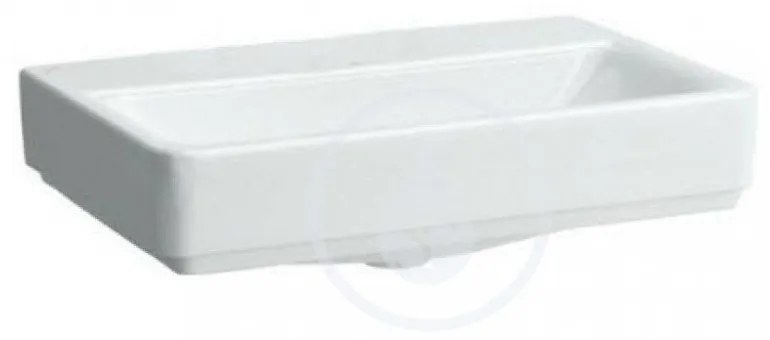 LAUFEN Pro S Umývadlo Compact, 550 mm x 380 mm, bez otvoru na batériu, bez prepadu, biela H8179580001421