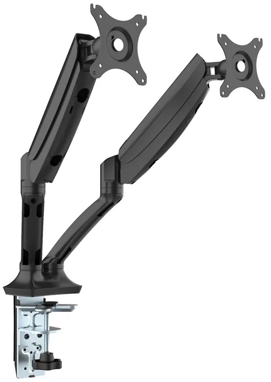 Liftor Arm DA02, držiak na 2 monitory čierny