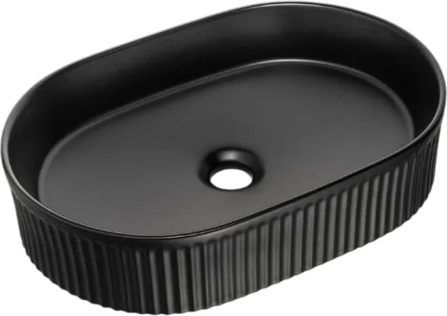 Comad Keramické umývadlo na dosku BEYOND 5 BLACK, čierna mat