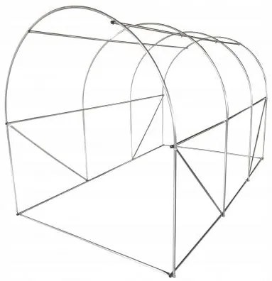 GARDEN LINE 3-segmentový rám záhradného tunela 3,5 × 2 × 2 m – pevná konštrukcia pre fóliovník GardenLine TUN0334