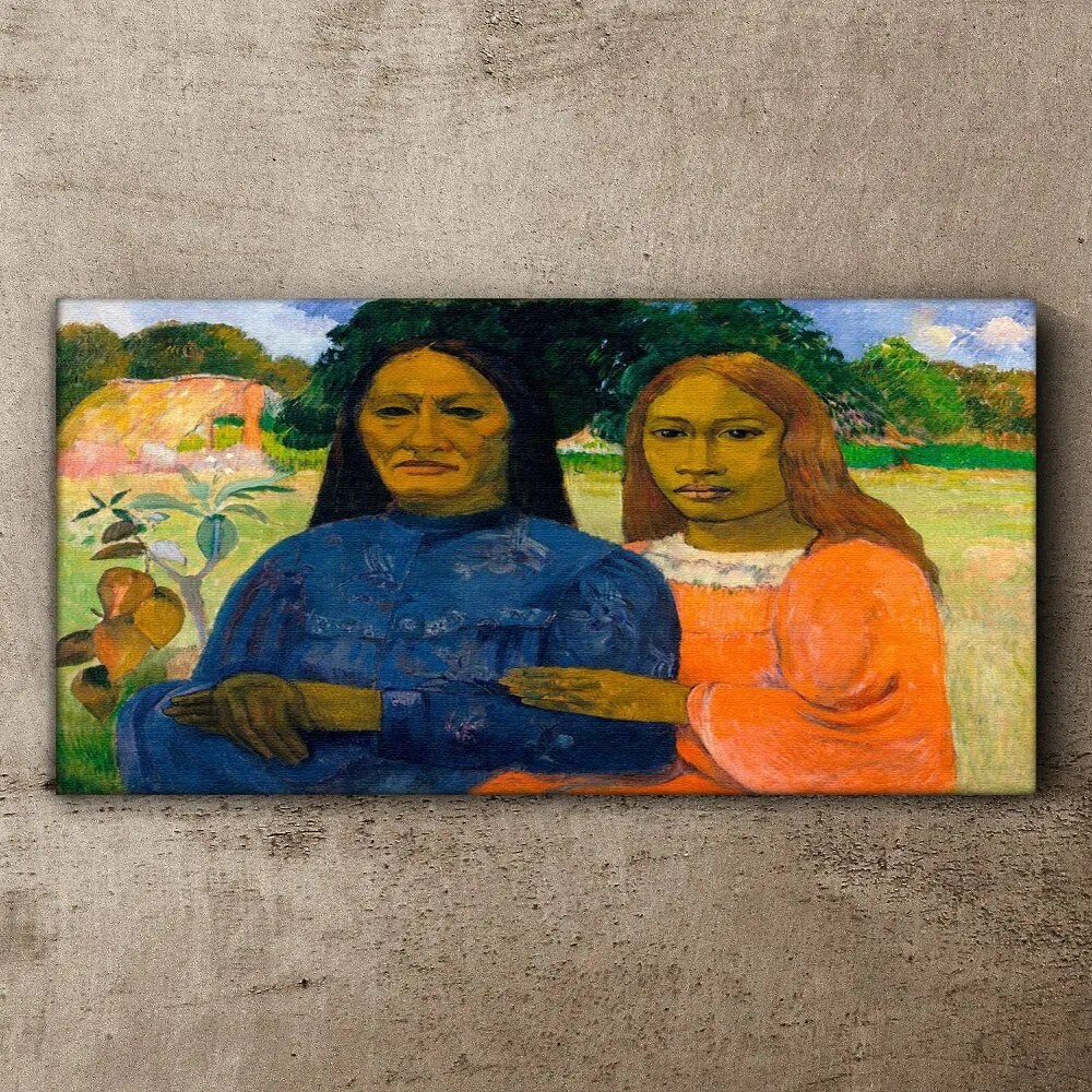 Obraz Canvas Dve ženy Paul Gauguin