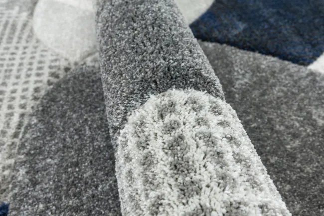 Koberec Kandy N390A sivý / modrý