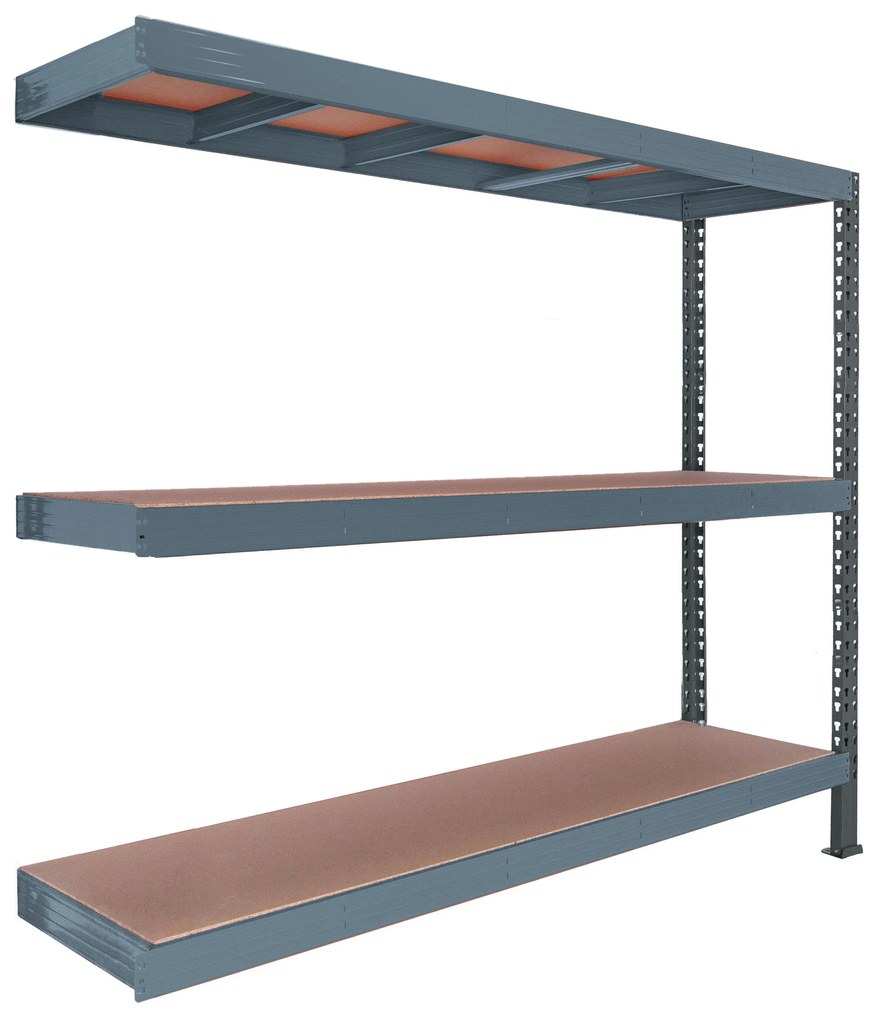 Trestles Prístavok k regálu 1800x1800x600, 3 police Farba: žltá a čierna