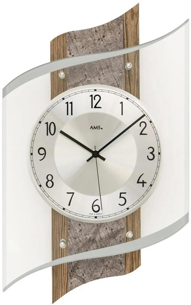 Dizajnové nástenné hodiny AMS 5518