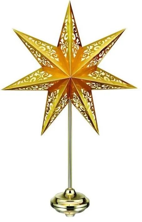 Markslöjd 702849 - Vianočná dekorácia VALLBY 1xE14/25W/230V zlatá