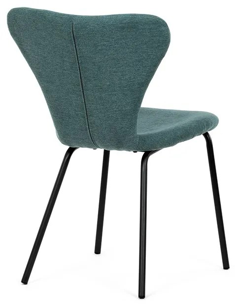 Autronic BONTEC Jedálenská stolička, modrá, látka, CT-S8010 BLUE2 Farba: Modrá
