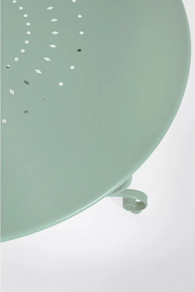 Oceľový okrúhly záhradný stolík ø 70 cm Etienne – Bizzotto