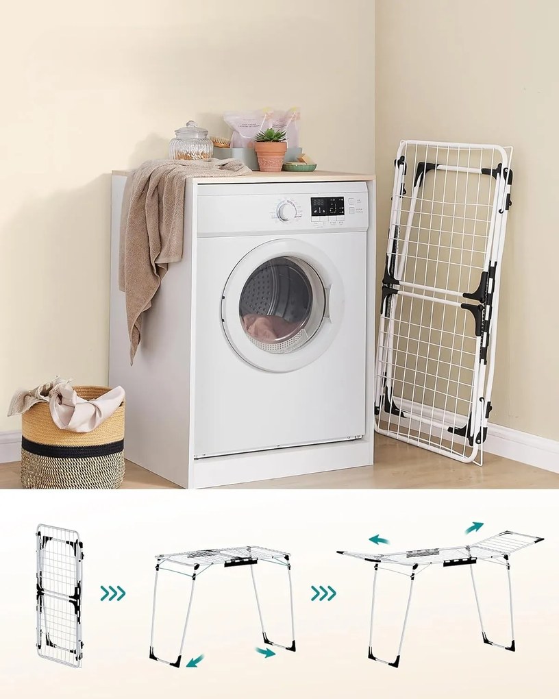 Sušák na prádlo Volis černý/bílý