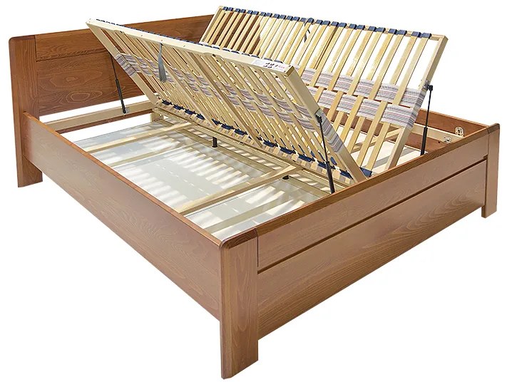 FINES drevená posteľ ELINOR 180x200 buk