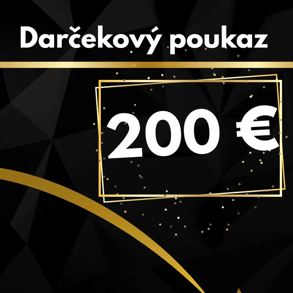 Elektronický darčekový poukaz v hodnote 200 €