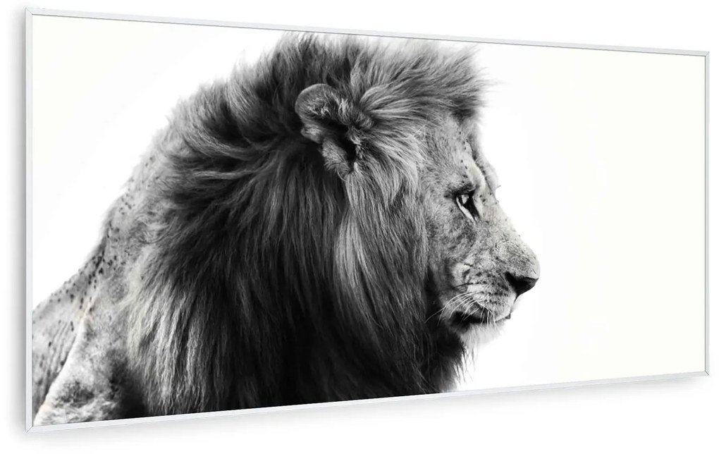 Klarstein Wonderwall Air Art Smart, infračervený ohrievač, 60 x 120 cm, 700 W, lev