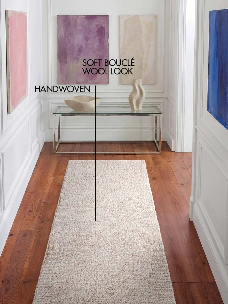 Behúň Ted Baker Notting Hill 106342 Cream, 80x200, biela, obývacia izba, Ted Baker