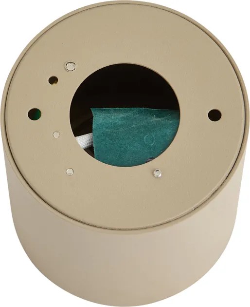Moderné stropné bodové svietidlo Taupe GU10 50mm IP44 - Capa