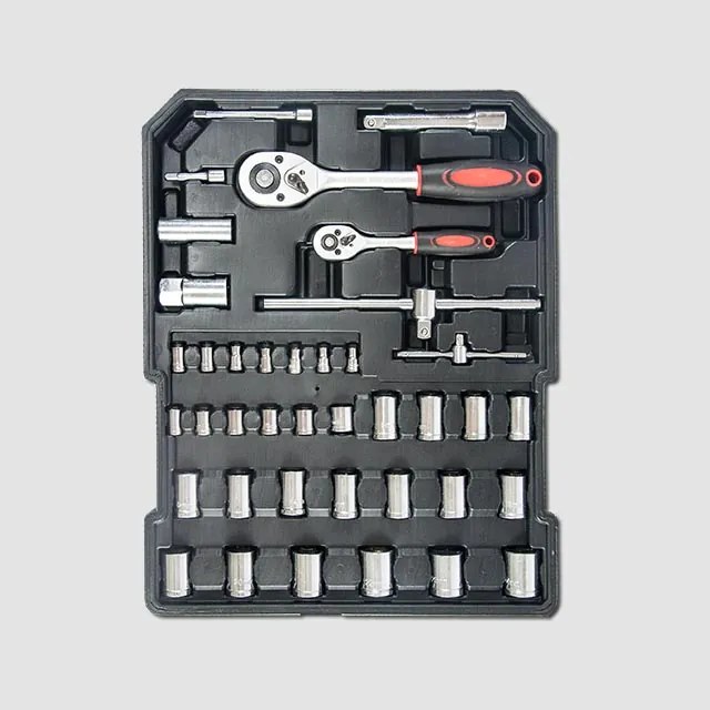 STAVTOOL Sada náradia v pojazdnom boxe, 188 dielov | 370 × 210 × 520 mm, hliníkový box
