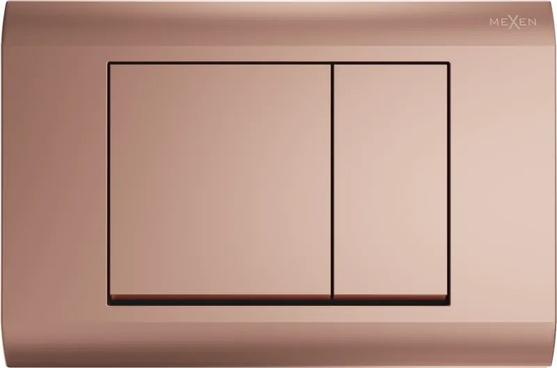 Mexen Fenix 01 splachovacie tlačidlo, zlatoružová - 600105