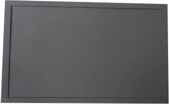 Toptabule.sk Sivá kriedová tabuľa v sivom drevenom ráme 90x120 cm