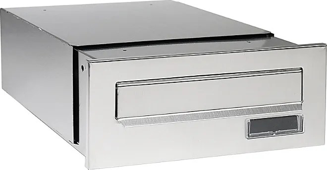 Poštová schránka RICHTER BK38.RN pre zamurovanie do stĺpika (NEREZ), RICHTER Nerez matný