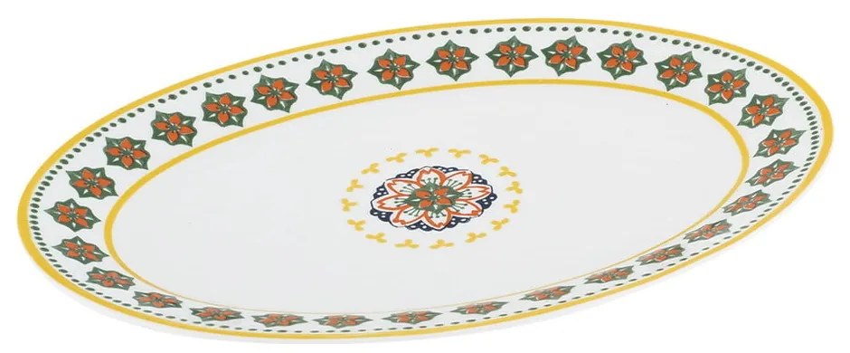 Porcelánový servírovací tanier Villa Altachiara Gardeny, 29,5 x 21 cm