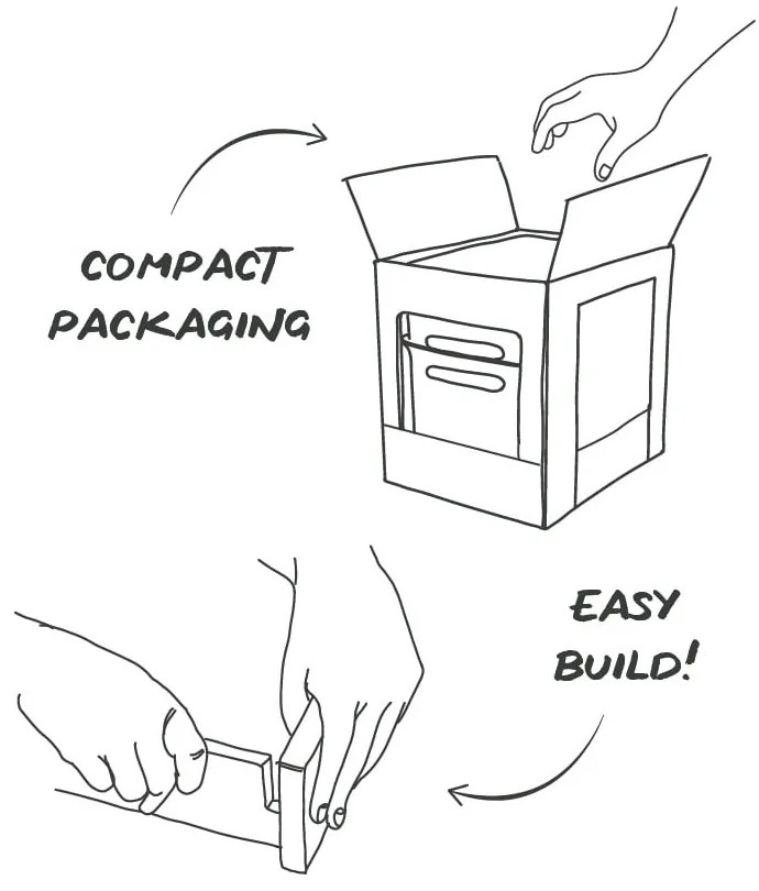 Čierno-béžový plastový pojazdný regál 30x77 cm Brisen - Rotho