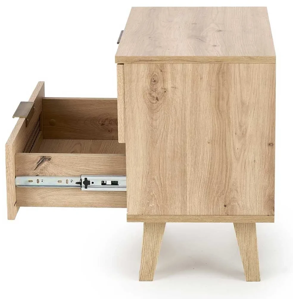 Nočný stolík Rustico, dub artisan