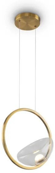 Maytoni MOD327PL-L5BS3K - LED Luster na lanku LUNARE LED/5W/230V zlatá