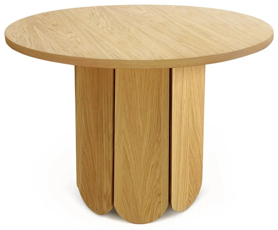 Jedálenský stôl v dubovom dekore Woodman Soft, ø 98 cm