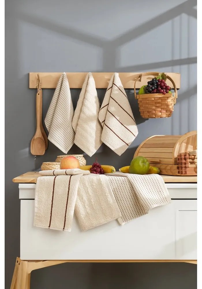 Bavlnené utierky v súprave 6 ks 30x50 cm Sofya – Foutastic