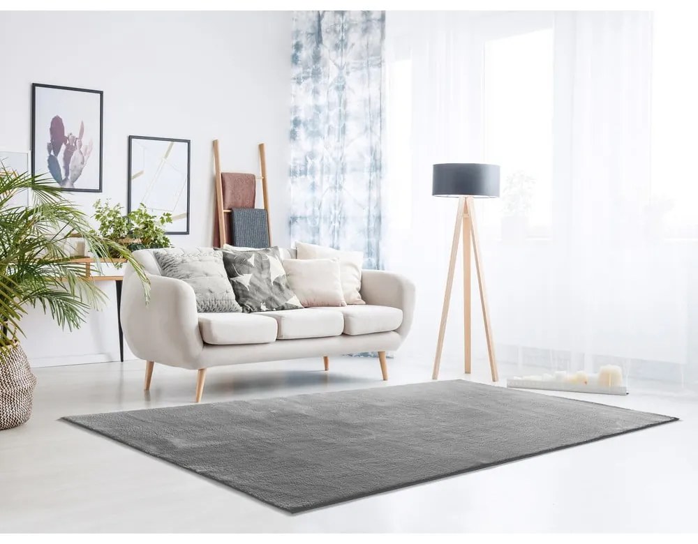 Antracitovosivý koberec Universal Loft, 60 x 120 cm