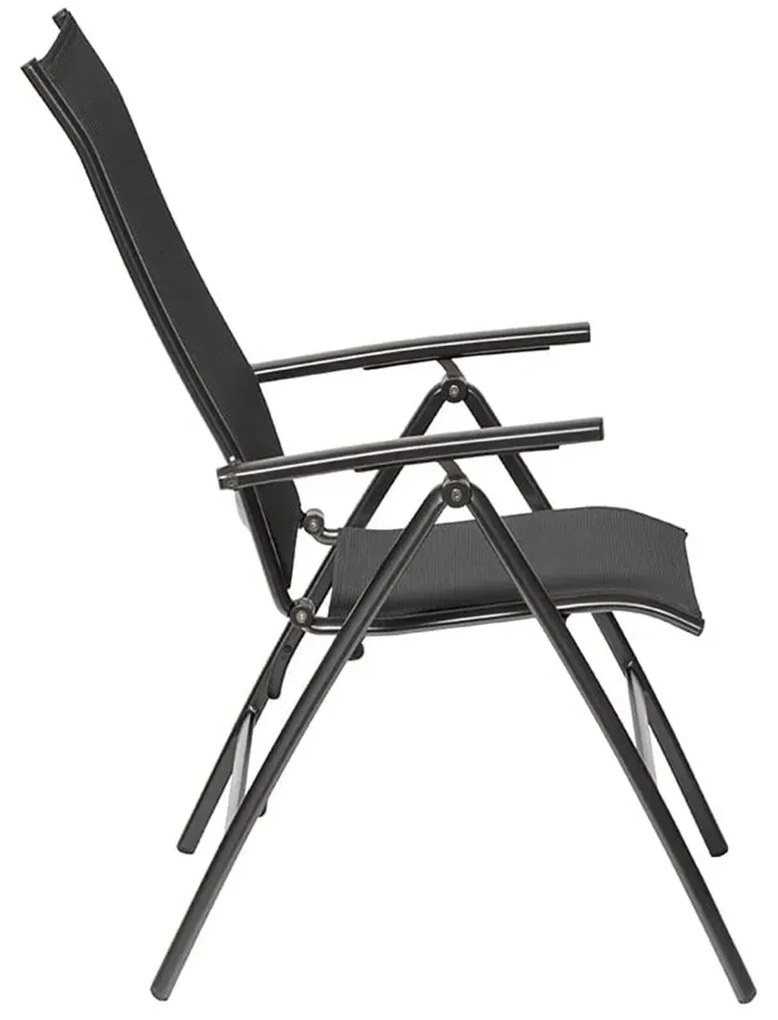 Legato Silver-Line polohovacie kreslo antracit